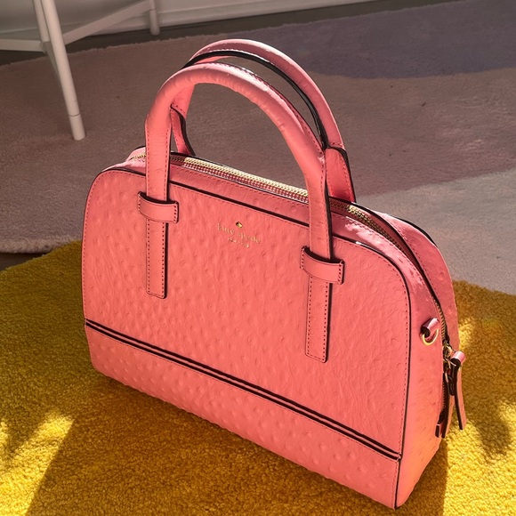 Kate Spade Small Felix - Embossed Ostrich - Picture 9 of 10